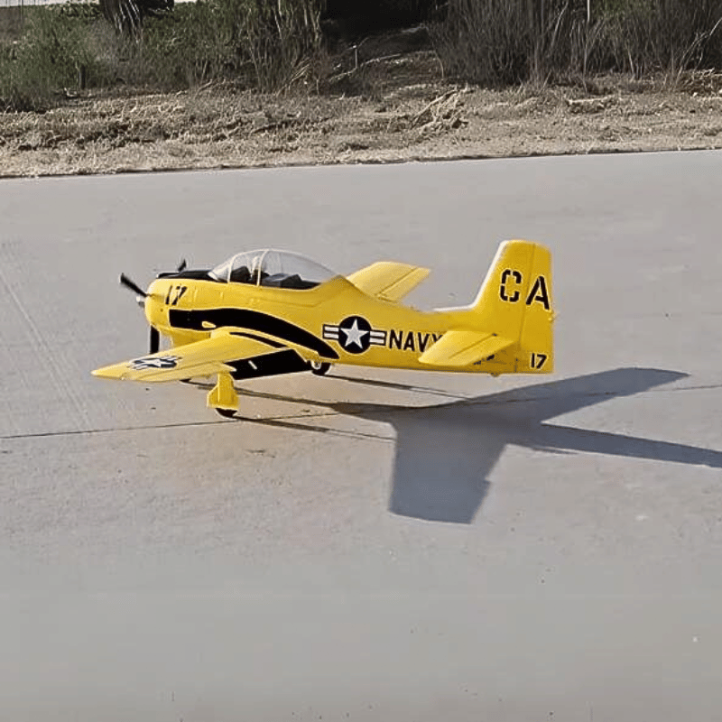 FMS 1400mm T-28D Trojan V4 Yellow PNP (Discontinued)