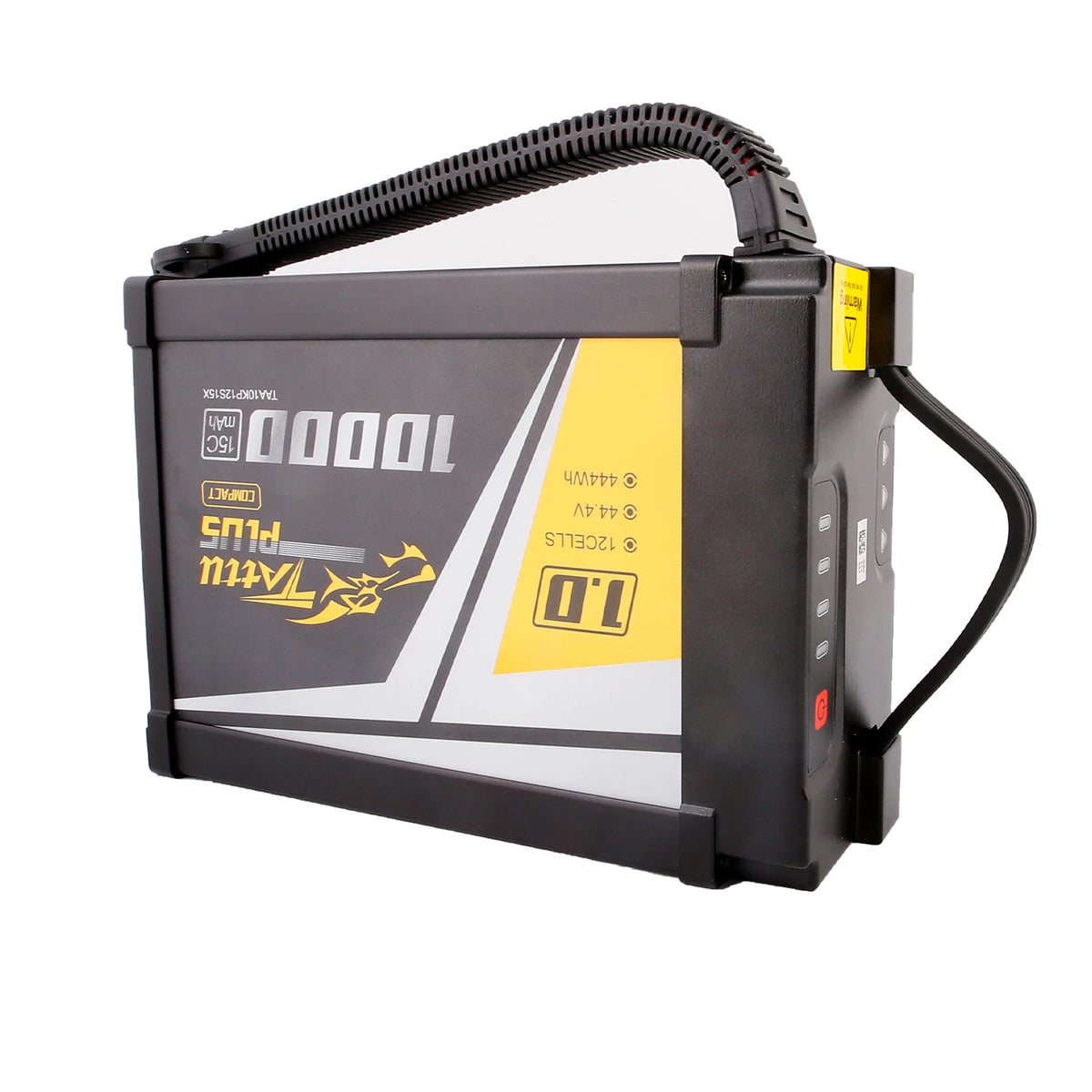 Tattu 10000mAh 12S 15C 44.4V Smart Lipo Battery | XT90-S Plug | Tattu Plus 1.0 (Compact Version)