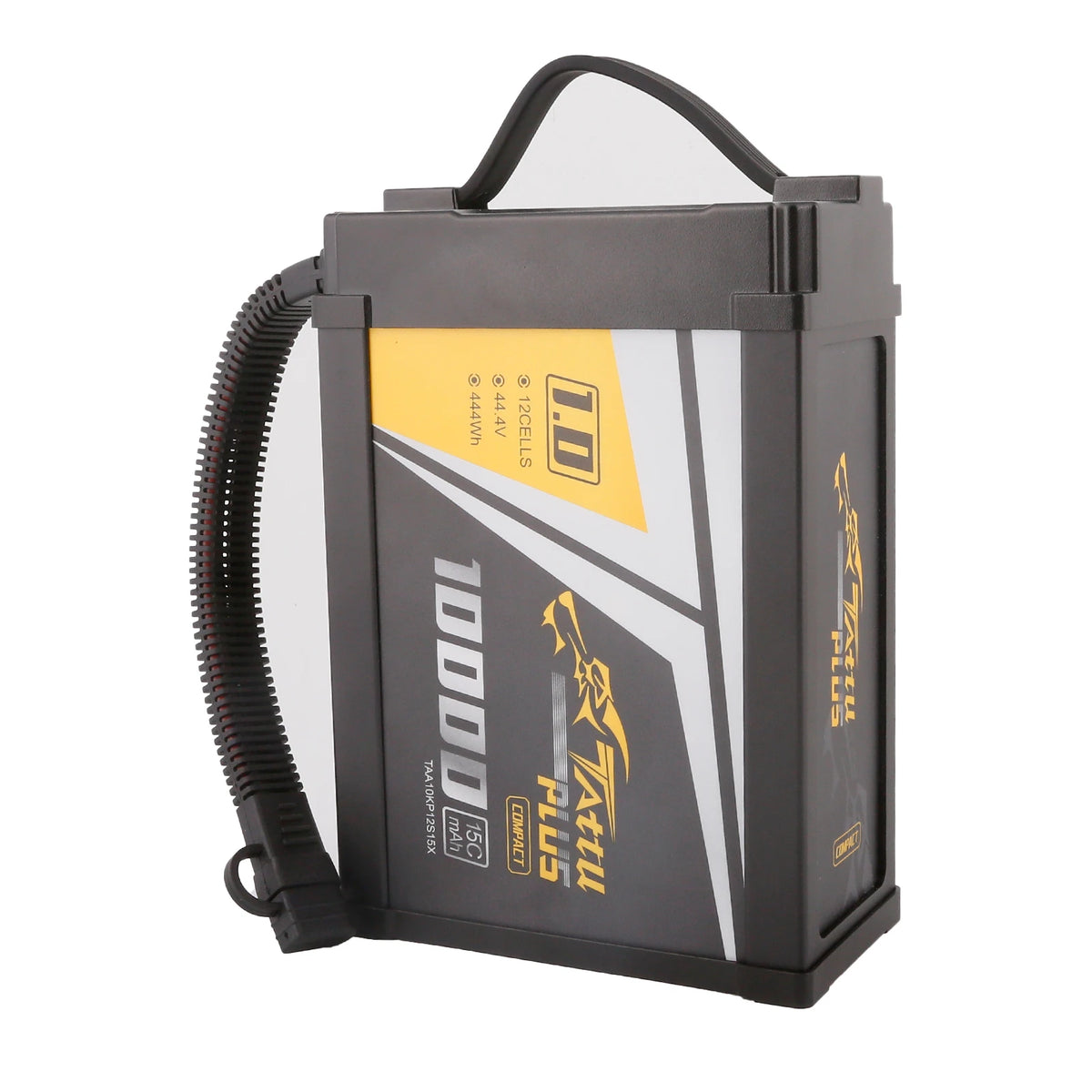 Tattu 10000mAh 12S 15C 44.4V Smart Lipo Battery | XT90-S Plug | Tattu Plus 1.0 (Compact Version)