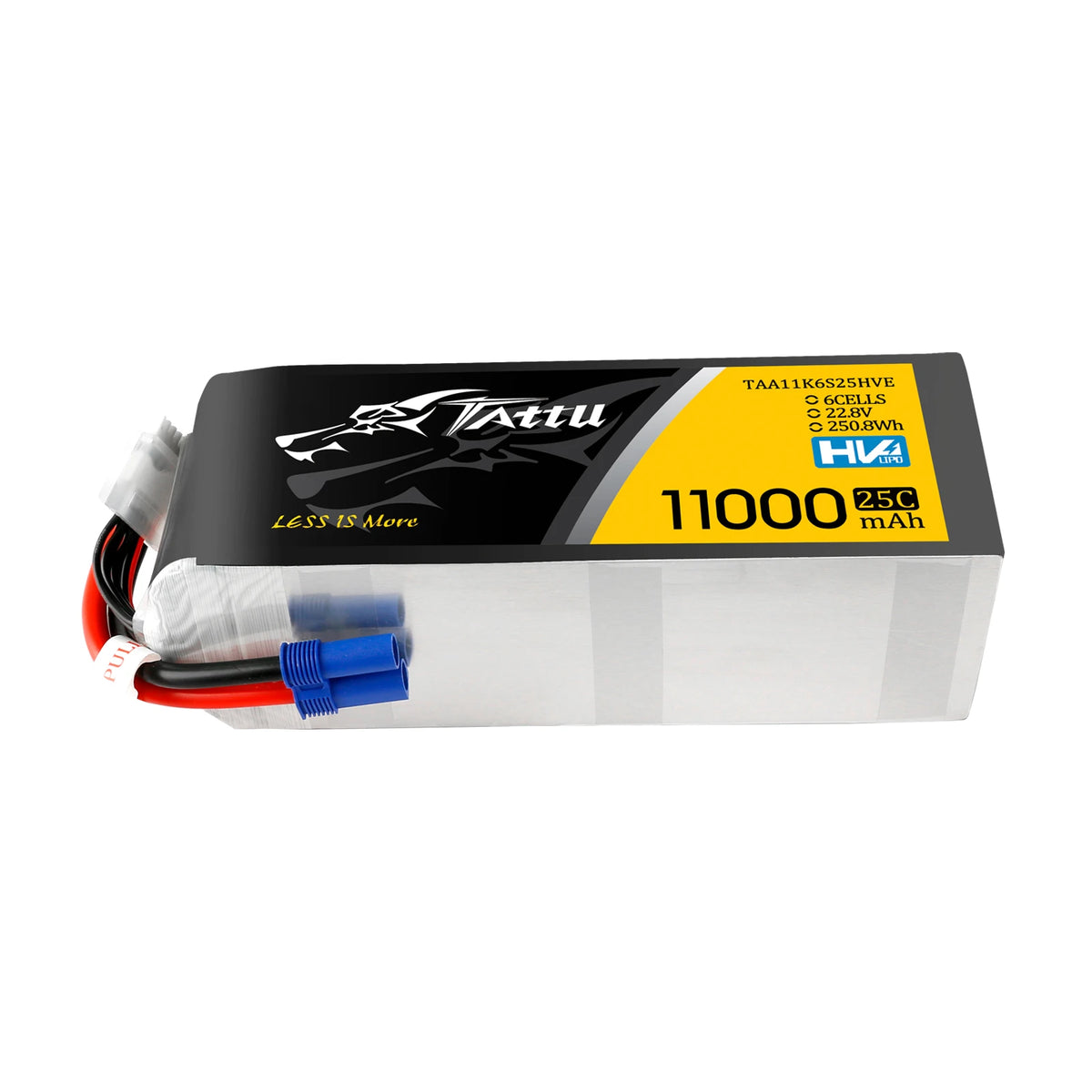 Tattu 11000mAh 6S 25C 22.8V(HV) Lipo Battery | EC5 Plug | UAV Classic