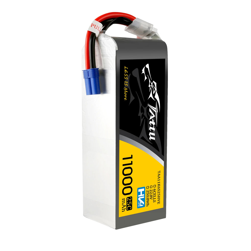 Tattu 11000mAh 6S 25C 22.8V(HV) Lipo Battery | EC5 Plug | UAV Classic
