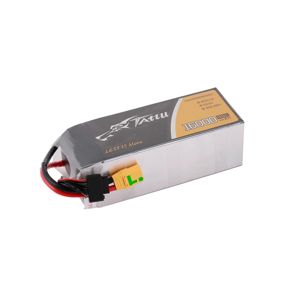 Tattu 16000mAh 6S 30C 22.2V Lipo Battery | XT90-S Plug | UAV Classic