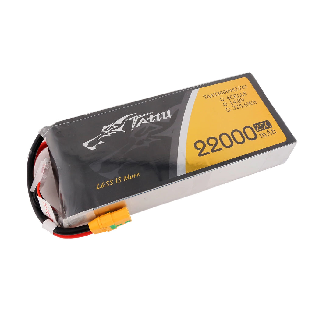 Tattu 22000mAh 4S 25C 14.8V Lipo Battery | XT90-S Plug | UAV Classic