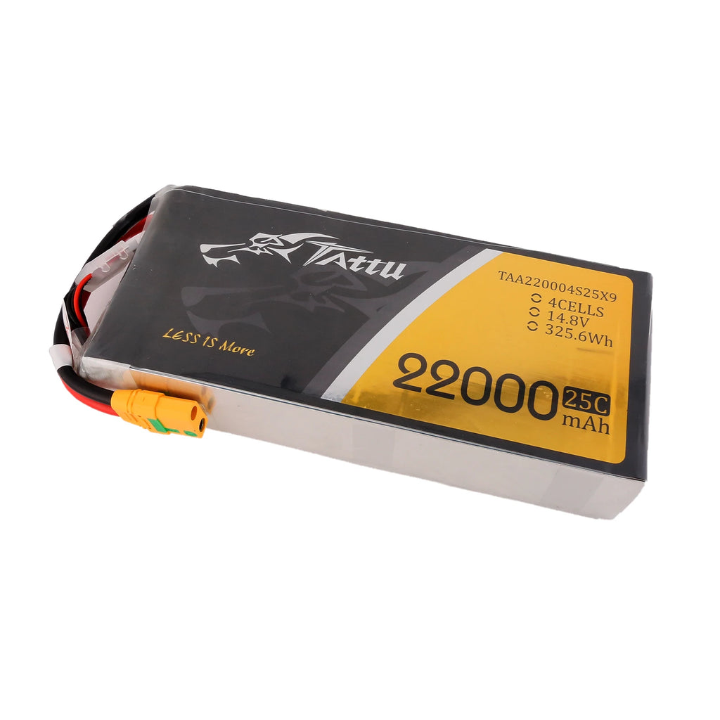 Tattu 22000mAh 4S 25C 14.8V Lipo Battery | XT90-S Plug | UAV Classic
