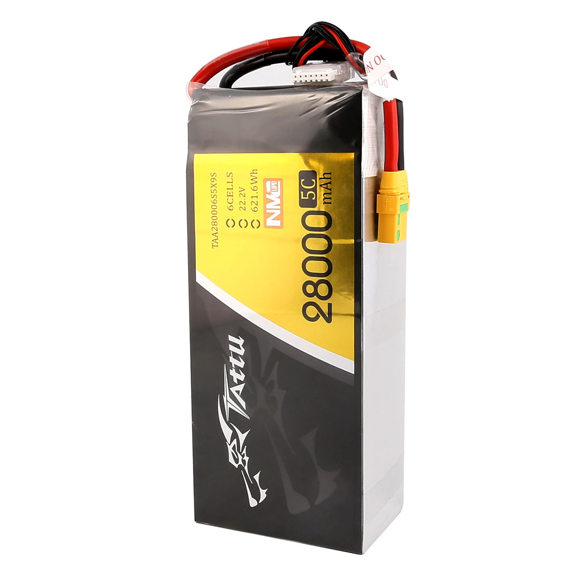 Tattu 28000mAh 6S 5C 22.2V Lipo Battery | XT90-S Plug | Semi-solid