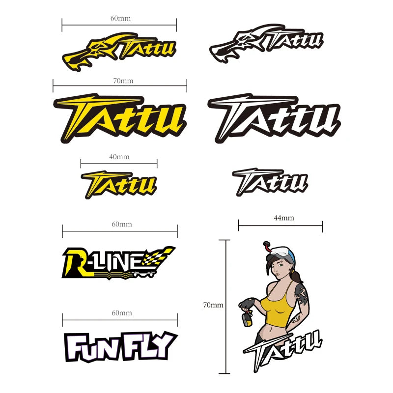 Tattu Sticker 2021 Yellow