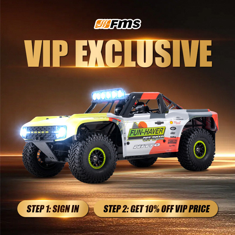 FMS 1:7 Ford Bronco RTR EB Brushless 4WD RS