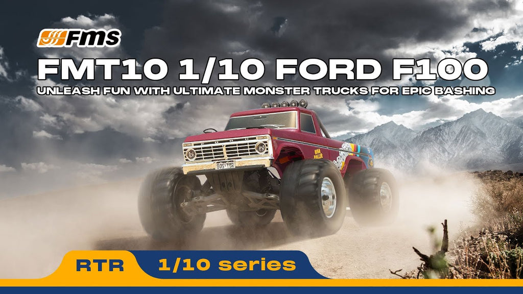 FMS 1:10 Ford F-100 Monster Truck 2WD RTR / RS