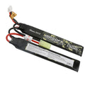 Gens ace 1300mAh 2S 25C 7.4V 2X Lipo Battery | Tamiya Plug | Airsoft
