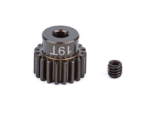 Factory Team Aluminum Pinion Gear, 19T 48P, 1/8 shaft