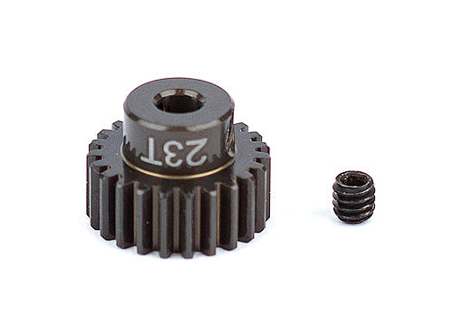 Factory Team Aluminum Pinion Gear, 23T 48P, 1/8 shaft