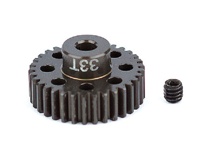 Factory Team Aluminum Pinion Gear, 33T 48P, 1/8 shaft