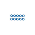 Ballstud Washer, 3.8x2.0x0.25mm (10pcs)