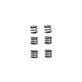 RC28R FT Front Spring Set, Fixed Arm