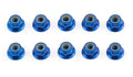 Factory Team Blue 4mm Locknut (10)