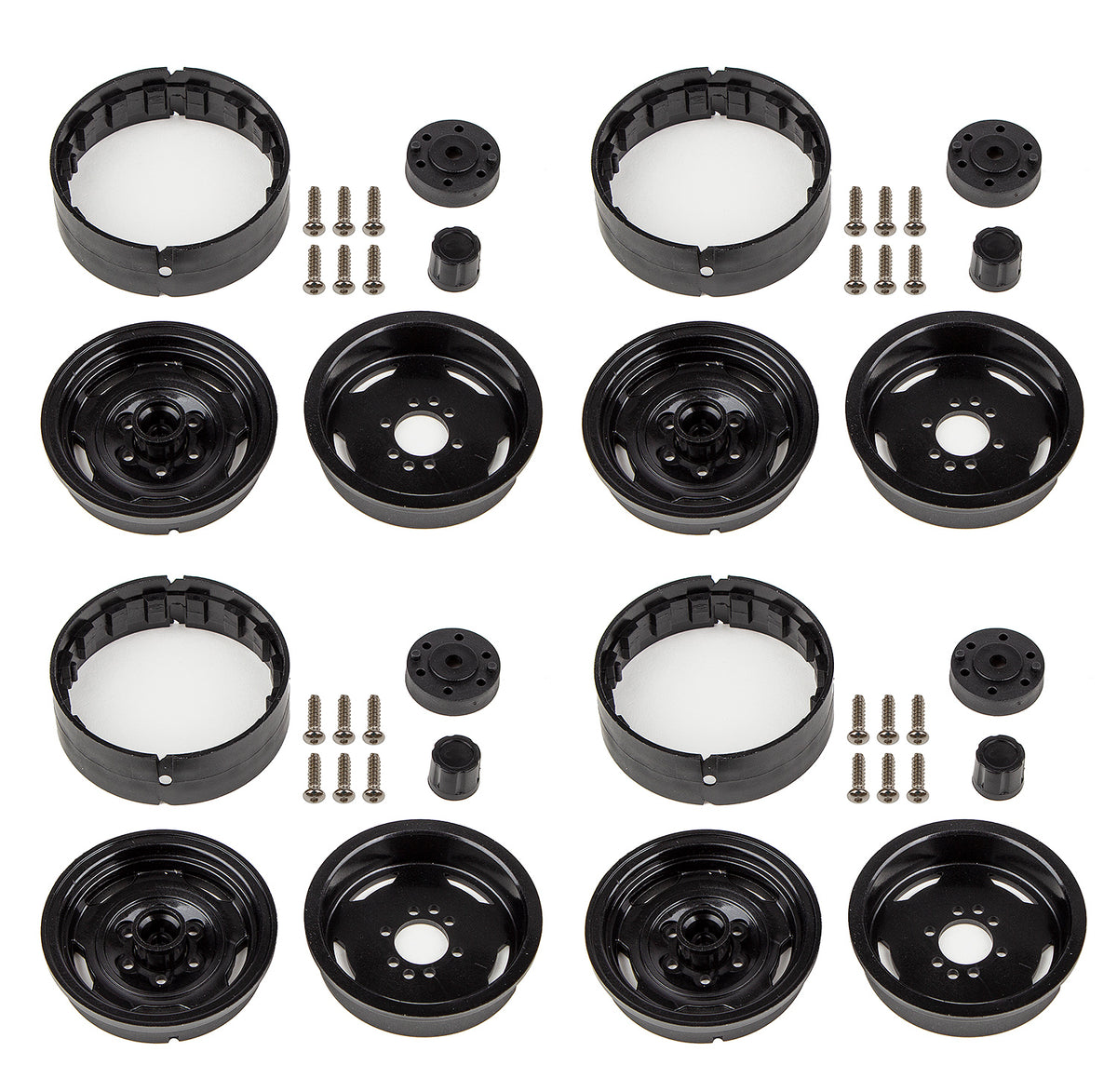 Enduro Steelie Wheels, 1.9, Black