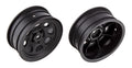 SR10 Black Front Wheels, 1 pair