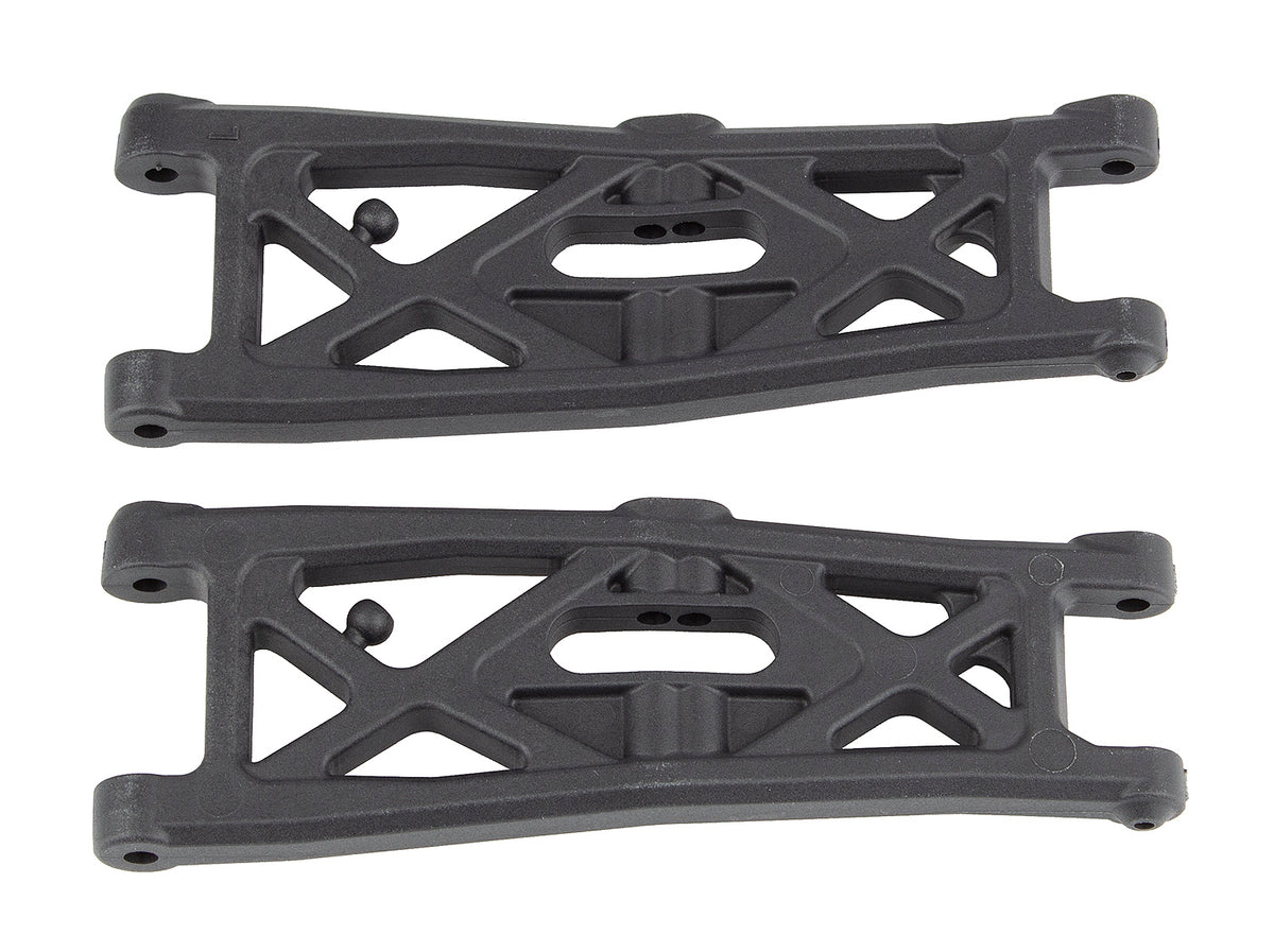 RC10T6.2 Factory Team Front Suspension Arms, Gull Wing, Carbon Fiber