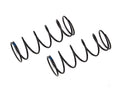 13mm Front Springs, Blue 4.80 lb/in, L54, 7.0T, 1.3D, For RC10T6.2, RC10SC6.2