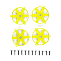 DC10 FT Adjustable Wheel Face Plate, Fluorescent Yellow