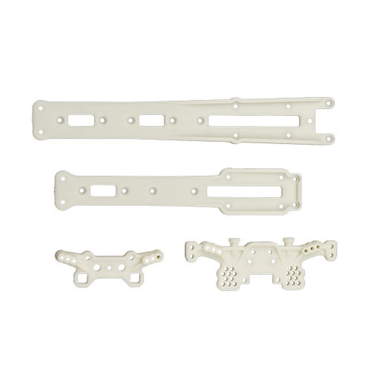 DC10 Plastic Shock Towers and Top Deck, Natural