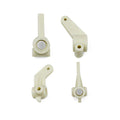 Inline Steering Blocks and Rear Hub Carriers 0 deg., White