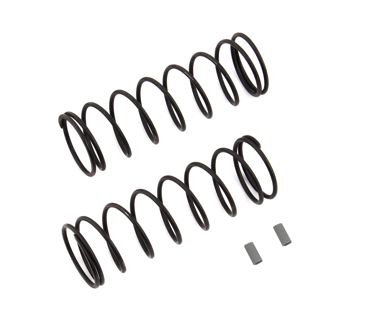 Front Springs V2, Gray, 5.3 lb/in, L70, for RC8B3.1 & RC8B3.1e