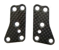 RC8B3.2 Factory Team Front Upper Suspension Arm Inserts, Carbon Fiber, 1.2mm