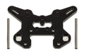 RC8T4 Front Shock Tower V2, Black Aluminum