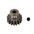 Factory Team Pinion Gear, 16 Tooth-MOD 1, 5mm Shaft, Aluminum
