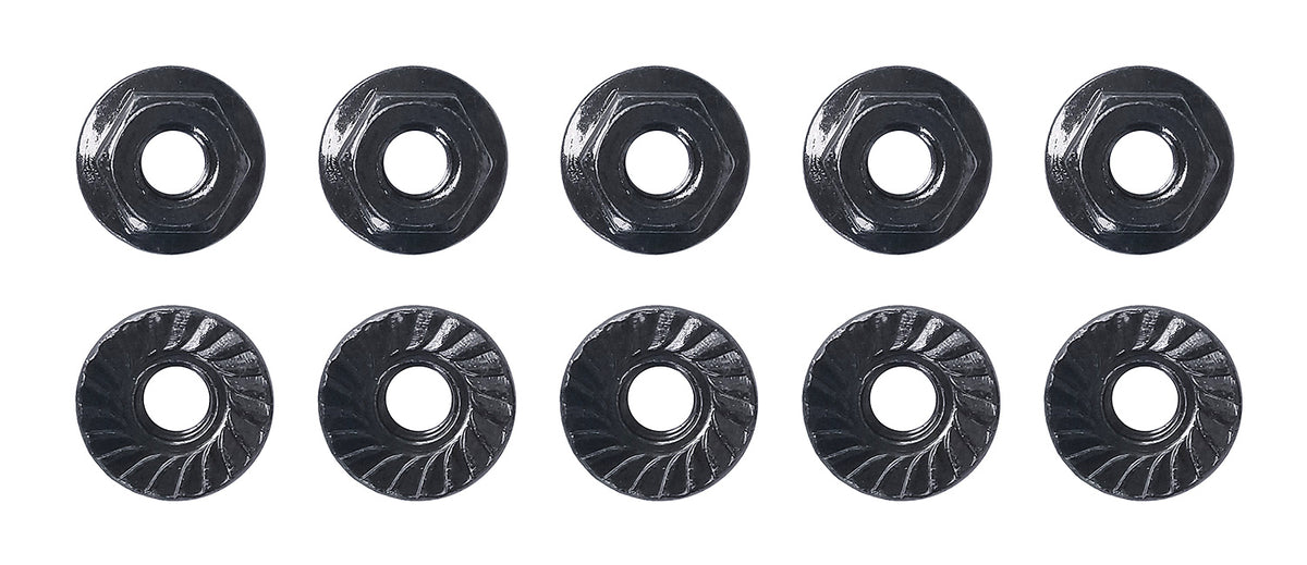 M4 Low Profile Serrated Steel Wheel Nuts