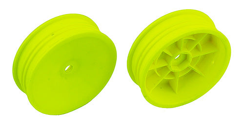 Slim 2WD 2.2 Front Wheels, Yellow, 12mm Hex, for B6 and B6D