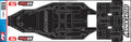 RC10B6.2 Factory Team Chassis Protective Sheet, Printed, for RC10B6.2