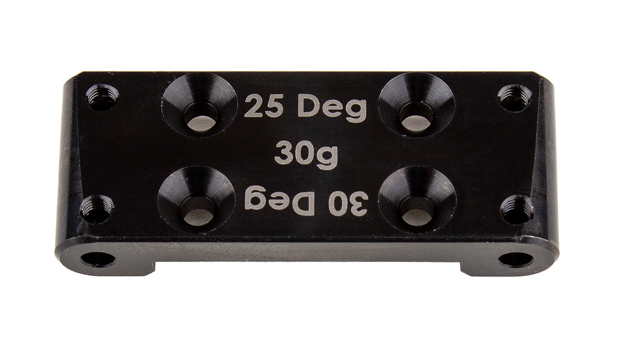 RC10B6 Factory Team Steel Bulkhead; 25/30 Degree, 30g
