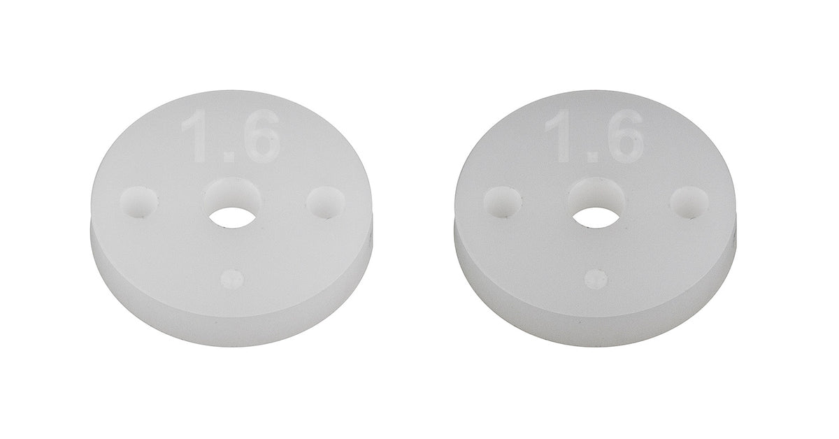 Factory Team 13mm Shock Pistons 2.5mm, 2x1.6, B6.4