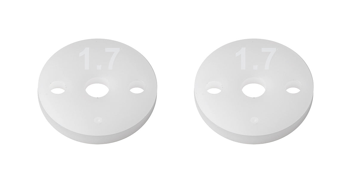 Factory Team 13mm Shock Pistons 2.5mm, 2x1.7, B6.4