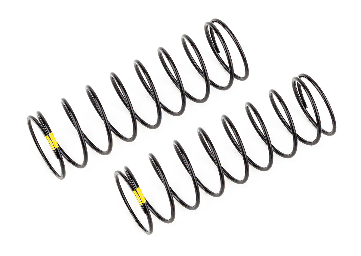 13mm Rear Shock Springs Yellow 2.3lb/in, L61, 9.5T, 1.2D, B6.4
