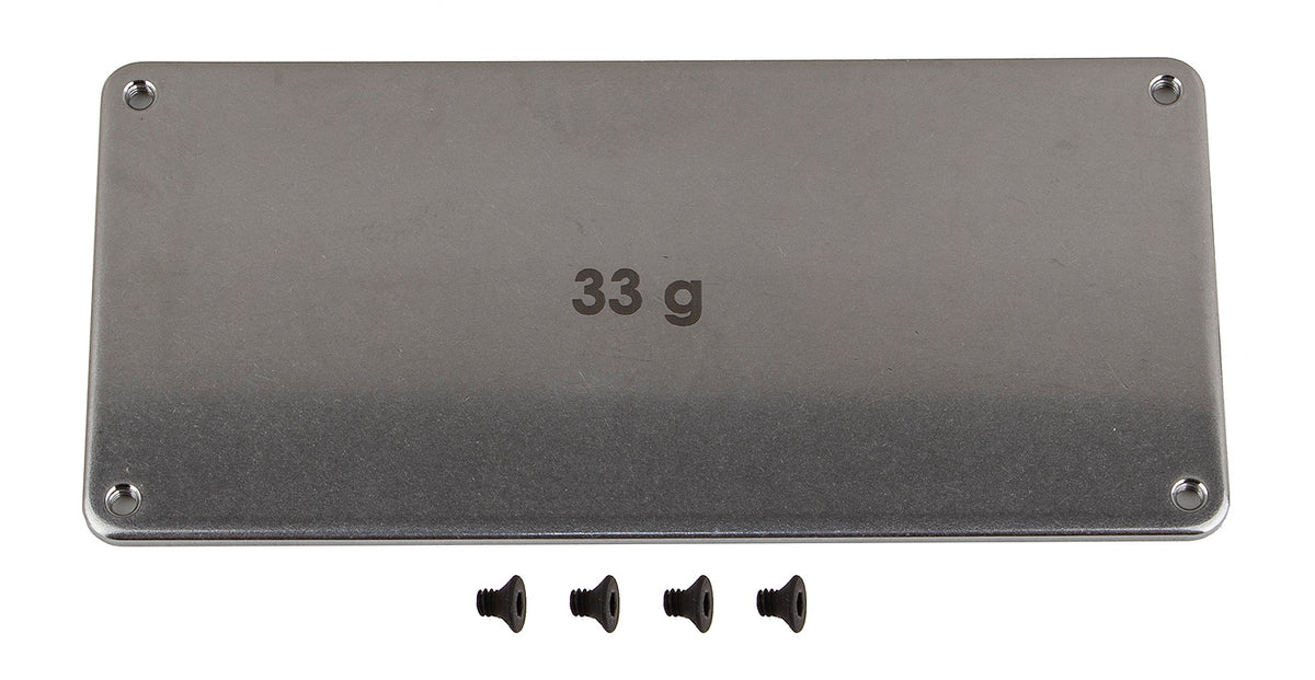 RC10B6.4 Factory Team 33g ESC Weight, Steel