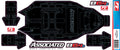 RC10B6.4D Factory Team Chassis Protective Sheet, Printed