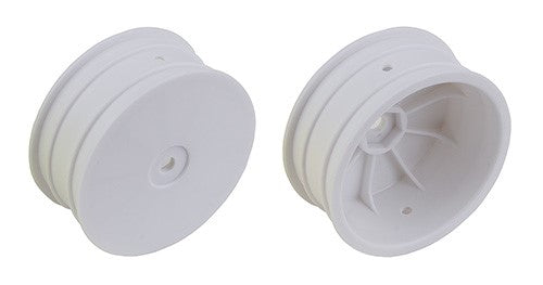 4WD Front Wheels, 2.2 12mm hex, +1.5mm, white
