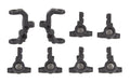 RC10B7 FT Caster and Steering Blocks, Carbon
