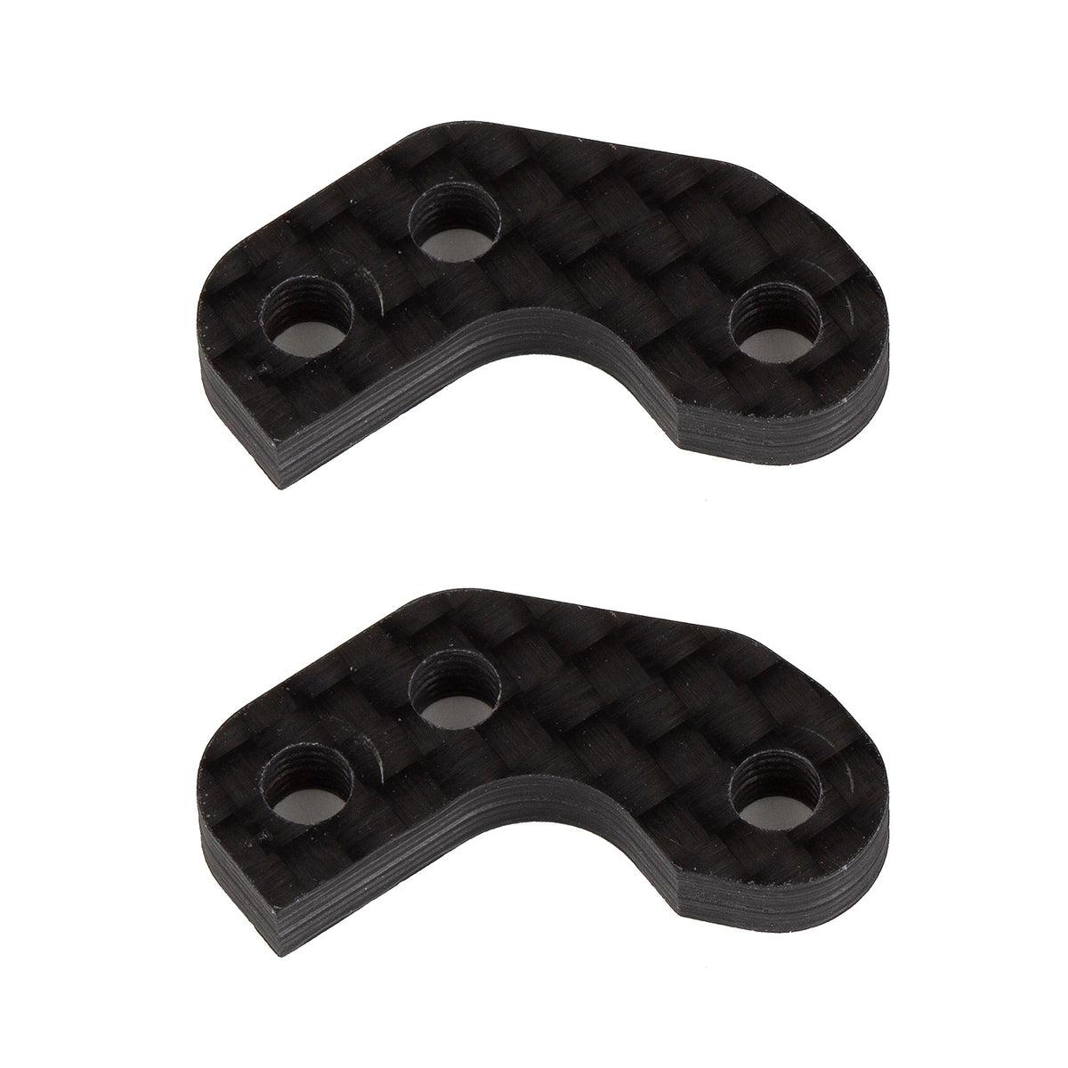 RC10B7 Caster Block Link Mount Set, -1mm