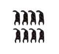 RC10B7 FT Steering Block Mount Shim Set, Carbon Fiber