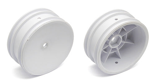 2WD Front Wheels, 2.2 in, 12 mm Hex, White, for RB10, B5M, B6, B6D, B6.1, B6.1D