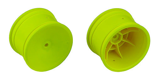 2WD/4WD Rear Wheels, 2.2 in, 12 mm Hex, Yellow, for B5M, B6, B6.1, B6.1D