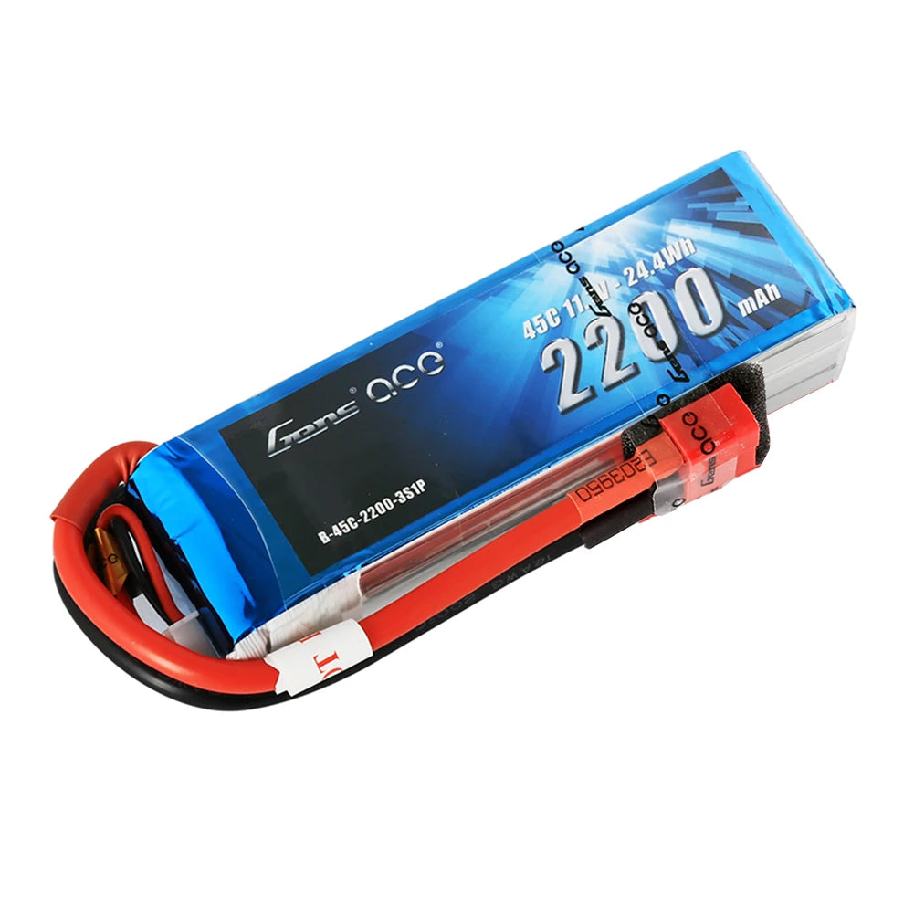 Gens ace 2200mAh 3S 45C 11.1V Lipo Battery | Deans Plug | Air Classic (Non-G-Tech)