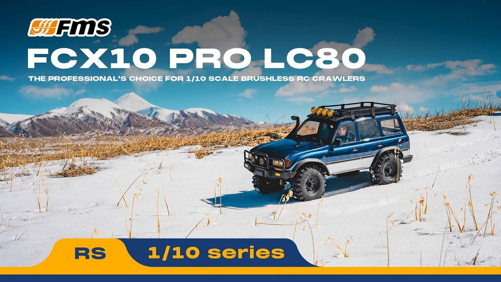 FMS 1:10 FCX10 PRO Brushless Toyota Land Cruiser LC80 RS V2
