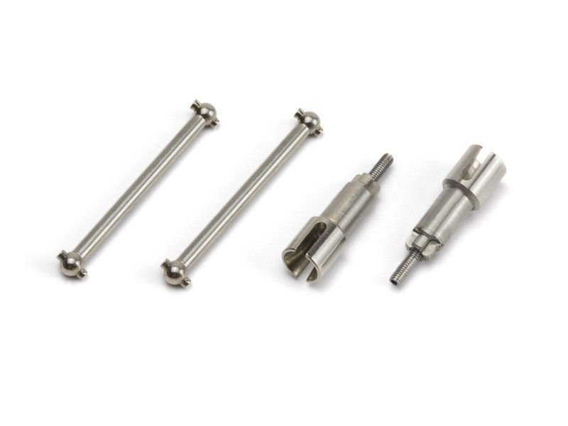 Rear Axle and Drive Shafts (Steel/2pcs) for Spryte Turbo