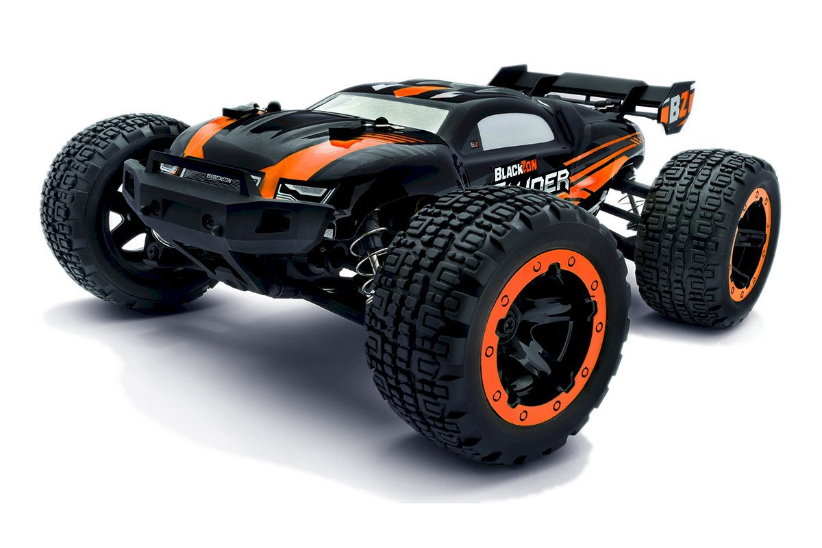 BlackZon Slyder ST Turbo 1/16 4WD Brushless Stadium Truck RTR - Orange - BlackZon