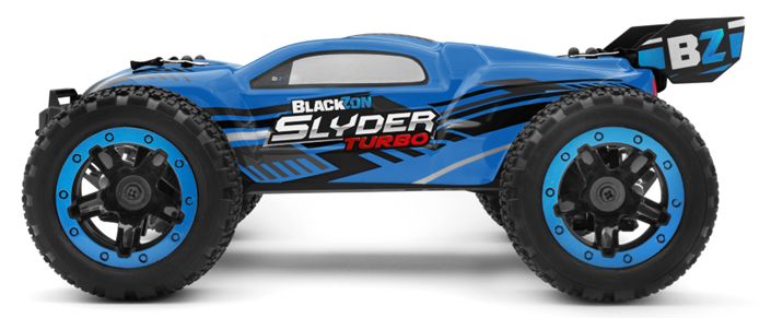 BlackZon Slyder ST Turbo 1/16 4WD Brushless Stadium Truck RTR - Blue - BlackZon